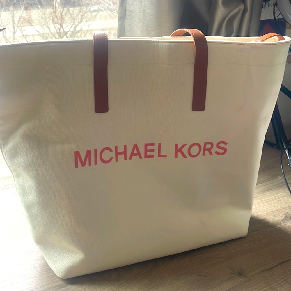 Micheal Kors canvas tote